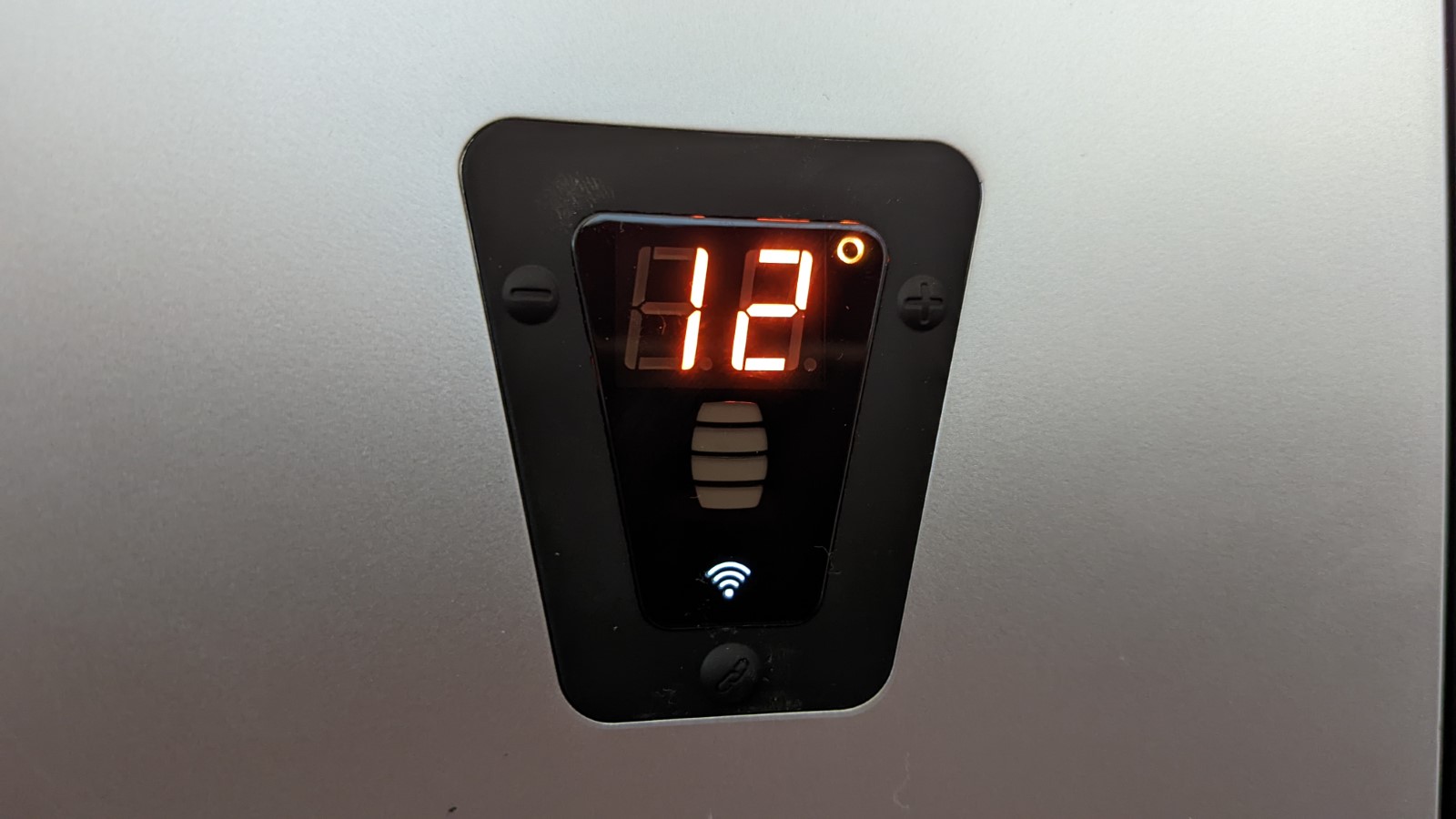 PerfectDraft Pro mostrando 12 grados