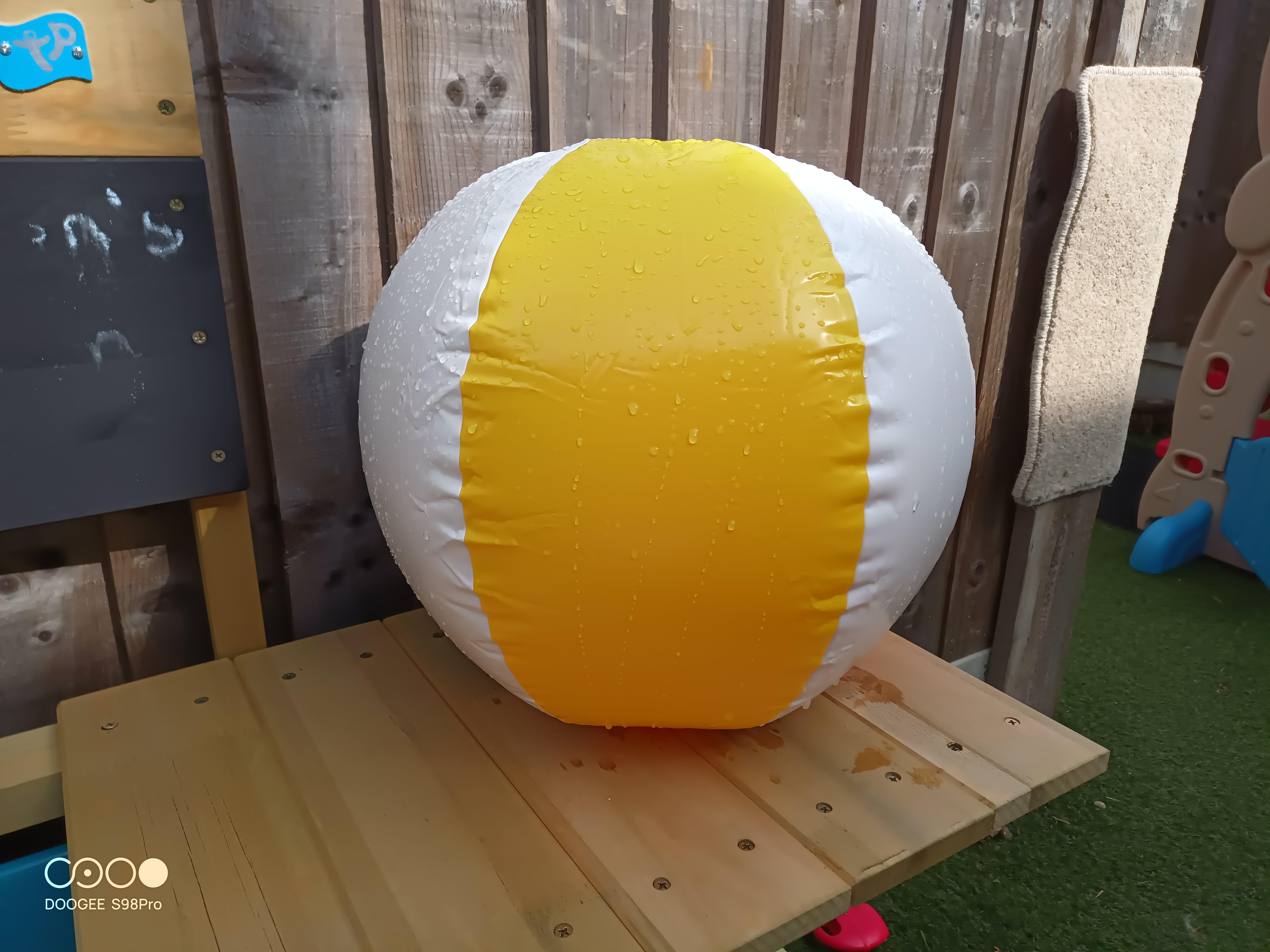 Doogee S98 Pro camera beachball outdoors