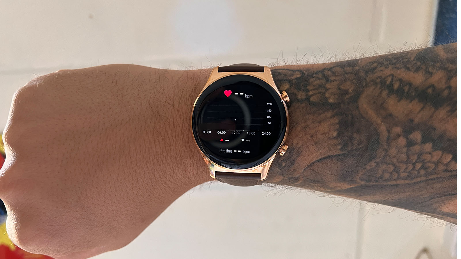 Honor Watch GS3 review on wrist heart rate