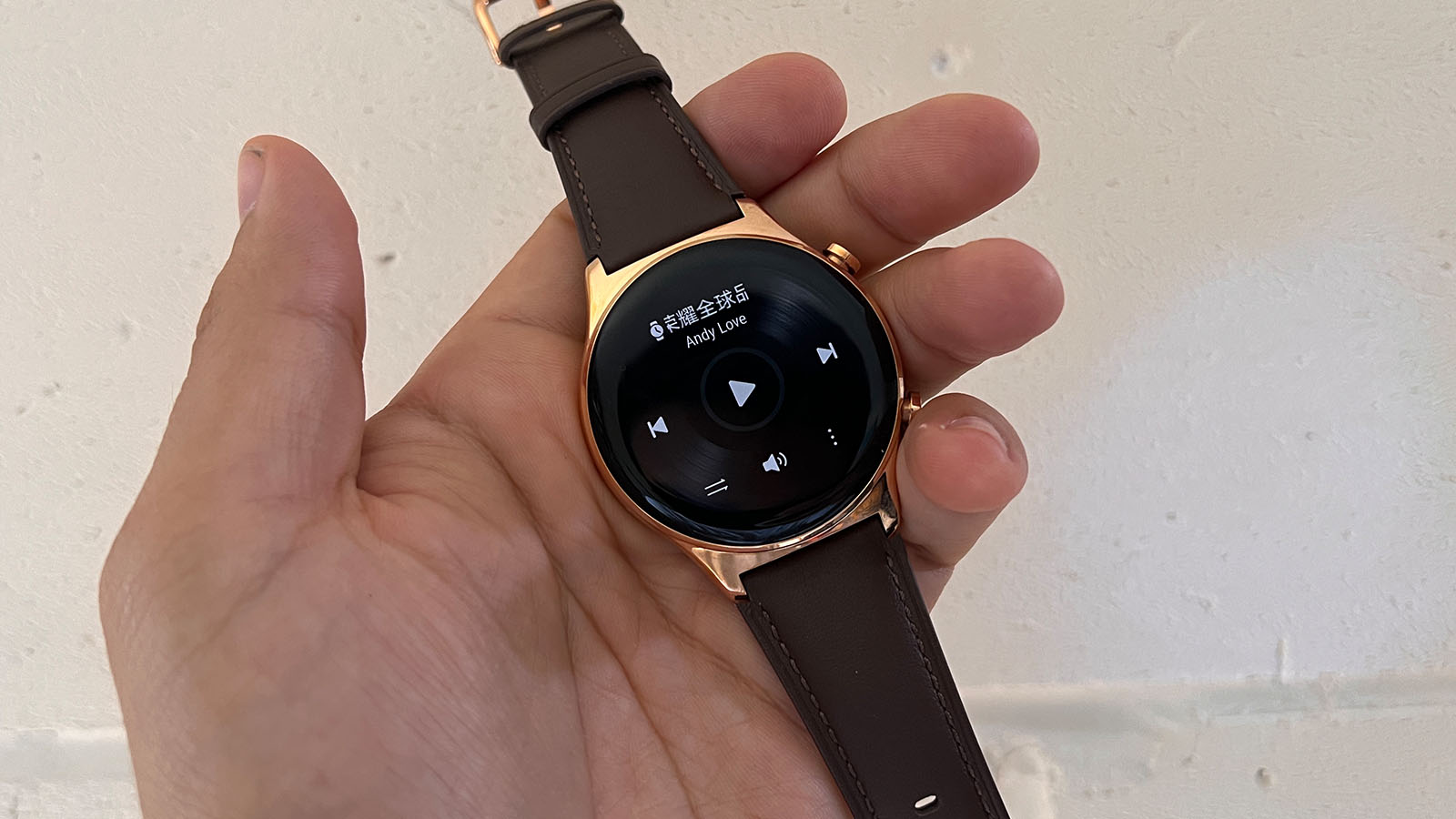 Honor Watch GS3 review in hand music control