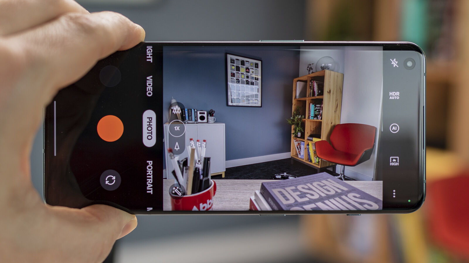 Benutzeroberfläche der OnePlus 10 Pro-Kamera
