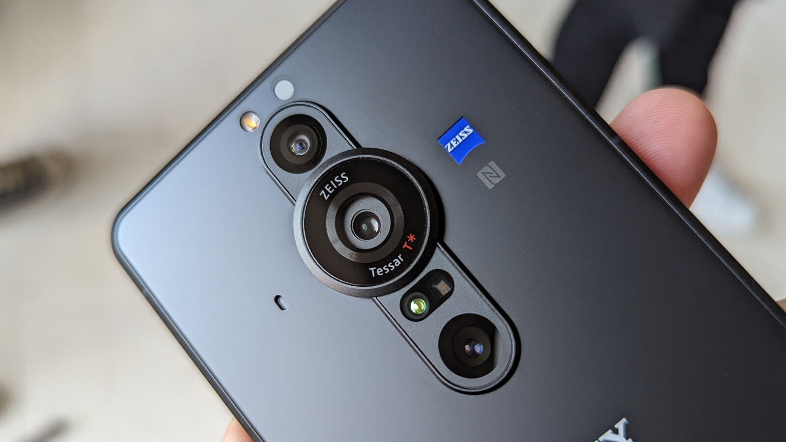Sony Xperia Pro I camera module closeup